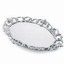 Fleur-De-Lis Oval Serving Tray