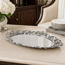 Fleur-De-Lis Oval Serving Tray