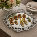 Fleur-De-Lis Oval Serving Tray