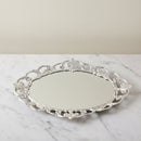 Fleur-De-Lis Oval Serving Tray
