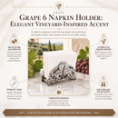 Grape 6 Napkin Holder