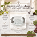 Grape Glass Salad Bowl