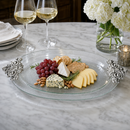 Fleur-De-Lis Glass Platter