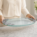 Butterfly Glass Platter