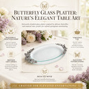 Butterfly Glass Platter