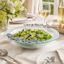 Butterfly Glass Salad Bowl