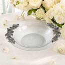 Butterfly Glass Salad Bowl