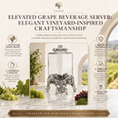 Elevated Grape Beverage Server