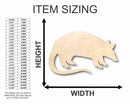 Unfinished Wood Armadillo Shape - Animal - Craft - up to 46" DIY