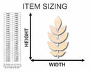 Unfinished Wood Ash Leaf Shape - Craft - up to 46" DIY