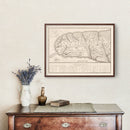 Vintage Map of Charleston, South Carolina 1809