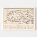 Vintage Map of Charleston, South Carolina 1809