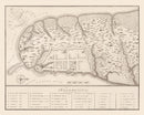 Vintage Map of Charleston, South Carolina 1809