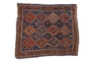 4x4.5 Antique Qashqai Square Rug
