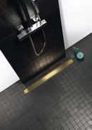 EVOLUX LINEAR DRAIN & STRAINER GOLD