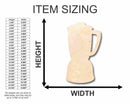 Unfinished Wood Blender Shape - Craft - up to 46" DIY