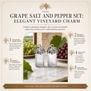 Grape Salt and Pepper Set