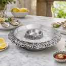 Chilling Appetizer and Seafood Serving Bowl - Grape Pattern