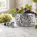 Grape Wine Caddy and Stopper Set