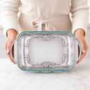 Fleur-De-Lis Pyrex Holder 3qt