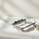 Fleur-De-Lis Pyrex Holder 3qt