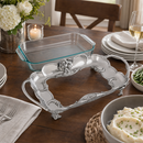 Fleur-De-Lis Pyrex Holder 3qt