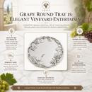 Grape Round Tray 15