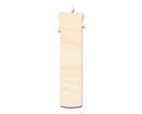 Unfinished Wood Candle Shape - Craft - up to 46"