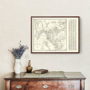 Vintage Map of San Diego, California 1930