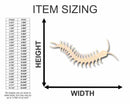 Unfinished Wood Centipede Shape - Insect - Wildlife - Craft - up to 46" DIY