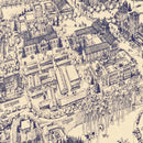 Vintage Map of University of California Los Angeles, 1930