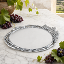 Grape Open Vine Round Tray Large