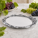 Grape Open Vine Round Tray Large