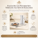 Fleur-De-Lis Pitcher Set