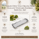 Grape Open Vine Oblong Tray
