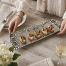Fleur-De-Lis Oblong Tray