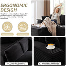 104 Inch L Shape Modular Sectional Couch with Chaise
