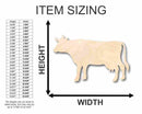 Unfinished Wood Cow Shape - Farm Animal - Craft - up to 46" DIY