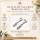 Fleur-De-Lis Open Serving Set