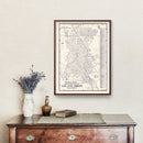 Vintage Map of San Luis Obispo, California 1920