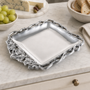 Grape Open Vine Square Tray 12