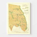 Vintage Map of Pacific Palisades, California 1926