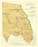 Vintage Map of Pacific Palisades, California 1926