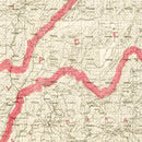 Vintage Map of Placer County, California 1914