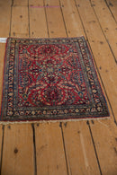2x2.5 Vintage American Sarouk Square Rug Mat