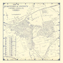 Vintage Map of Martinez, California 1920