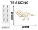 Unfinished Wood Dinosaur Skeleton Shape - Craft - up to 46" DIY