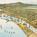 Vintage Map of San Pedro, California 1897