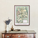 Vintage Map of San Joaquin, California 1910