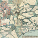 Vintage Map of San Joaquin, California 1910